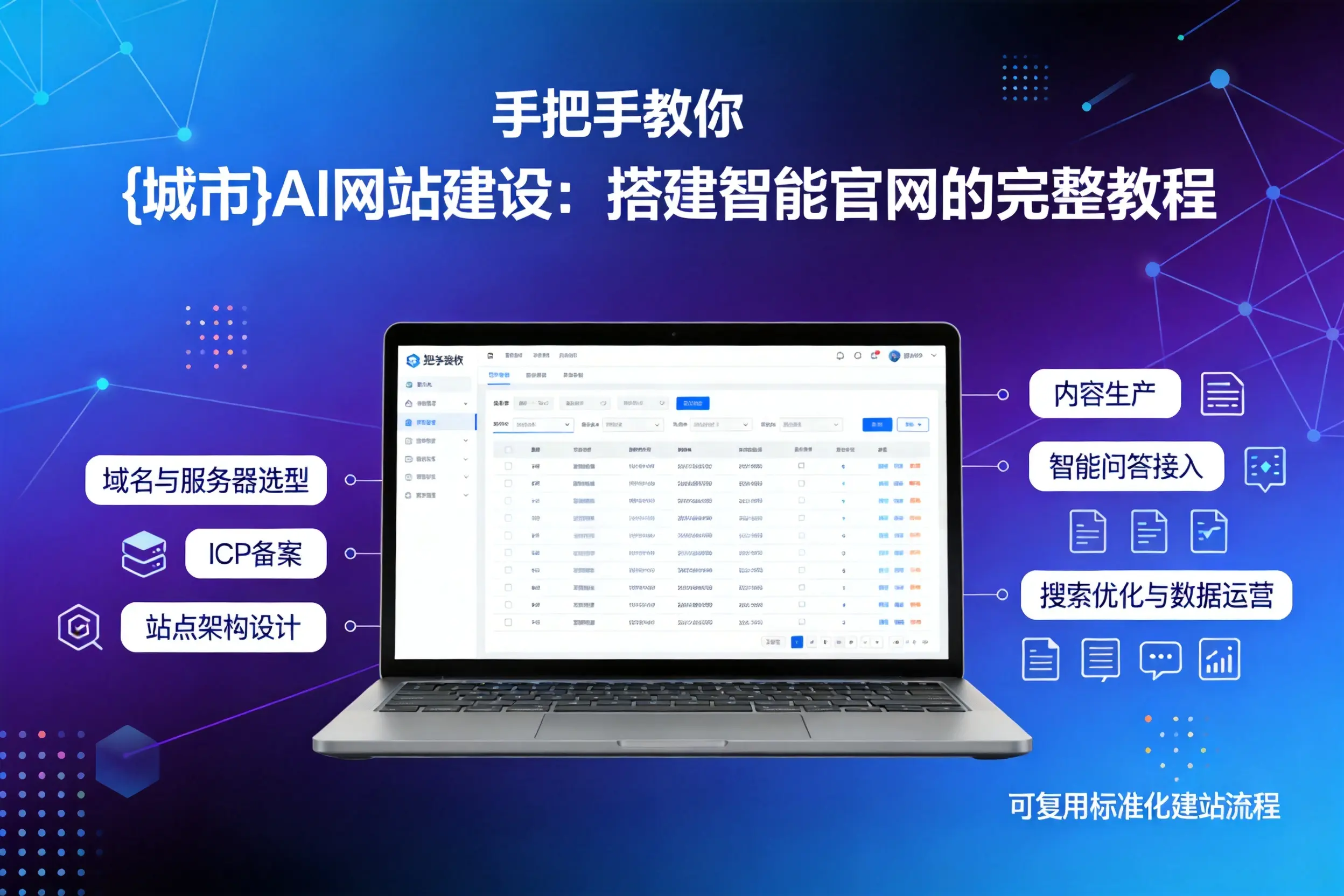 手把手教你白杨AI网站建设：搭建智能官网的完整教程