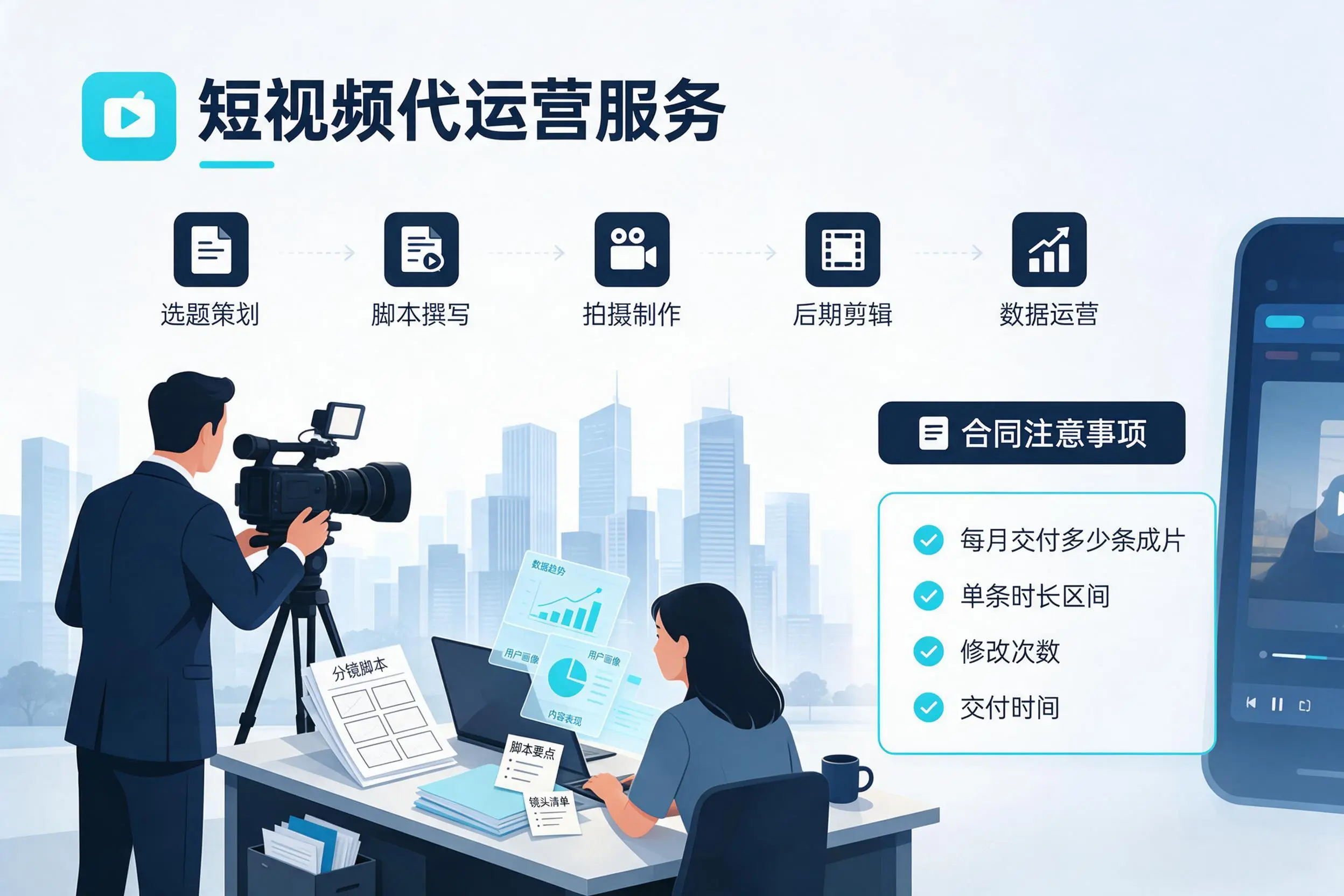 短视频代运营包含哪些服务？白杨企业常见问题科普