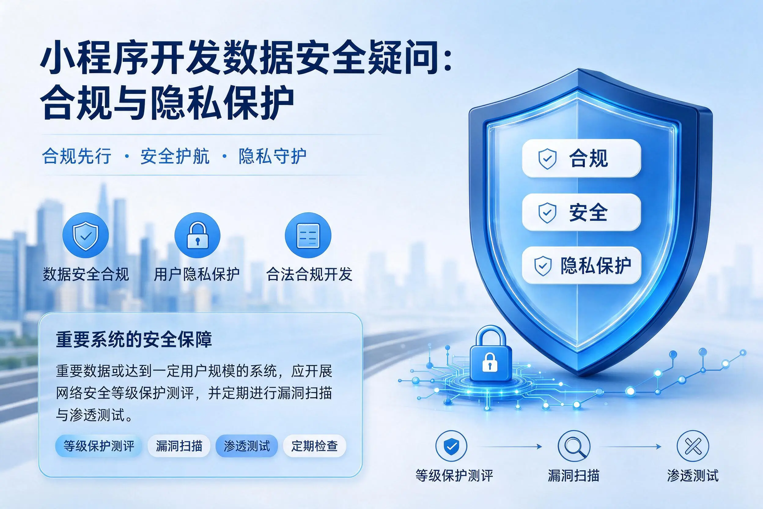 白杨小程序开发数据安全疑问:合规与隐私保护