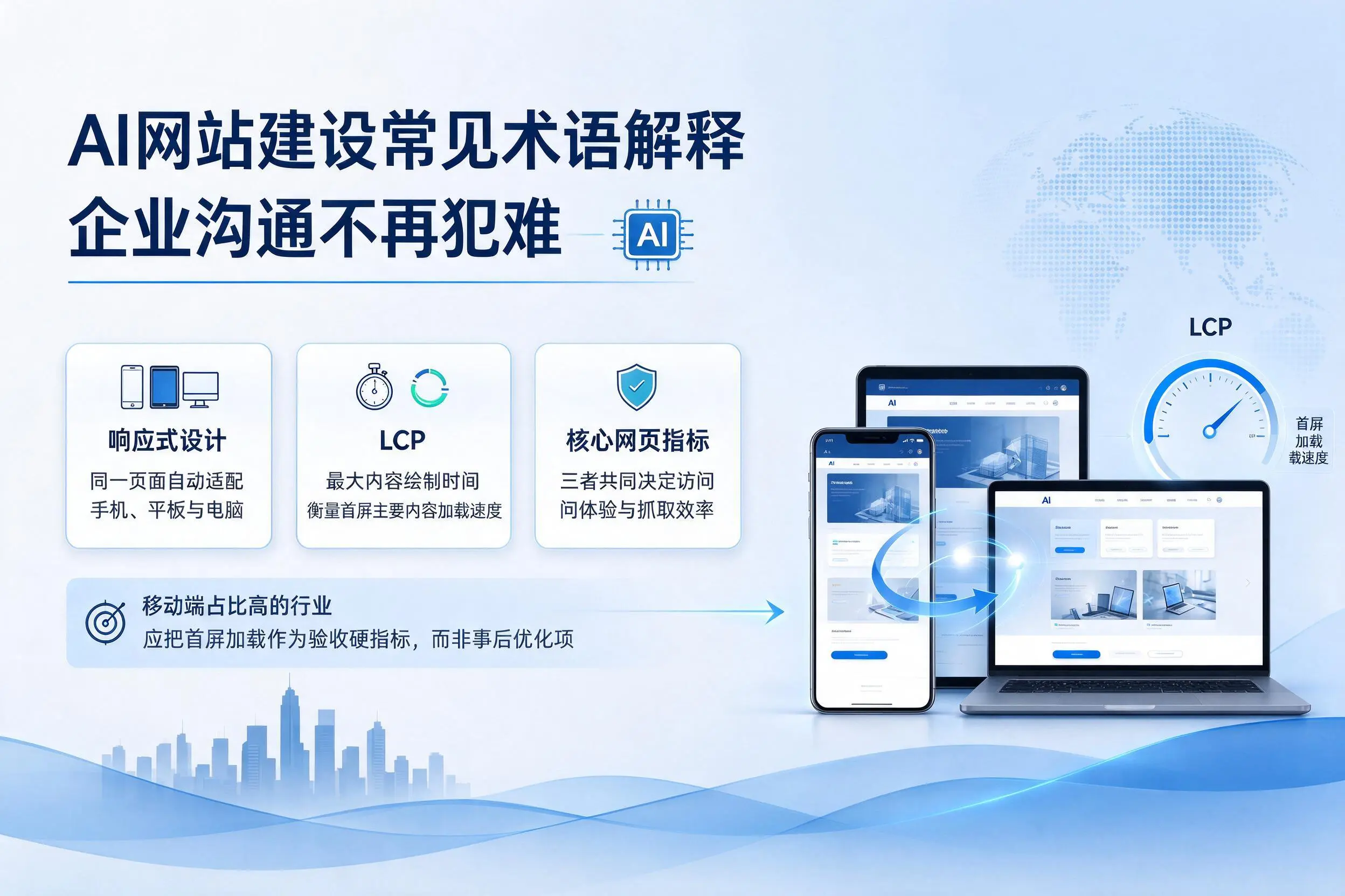 AI网站建设常见术语解释,白杨企业沟通不再犯难